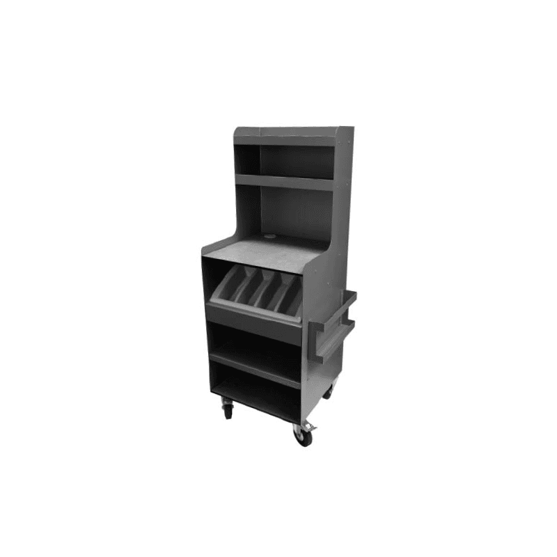 Vaisselier HANA | Gris métallique  Dessertes/vaisseliers extérieur