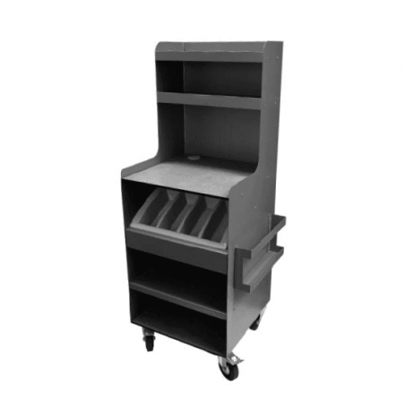 Vaisselier HANA | Gris métallique  Dessertes/vaisseliers extérieur