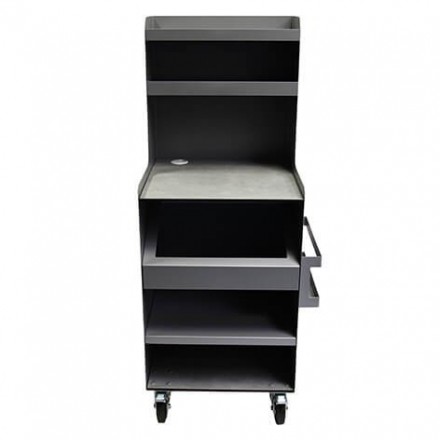 Vaisselier HANA | Gris métallique  Dessertes/vaisseliers extérieur