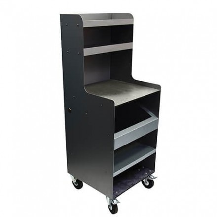 Vaisselier HANA | Gris métallique  Dessertes/vaisseliers extérieur