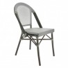 Chaise BIARRITZ gris  CHAISES EN TOILE/CORDE