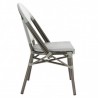 Chaise BIARRITZ gris  CHAISES EN TOILE/CORDE