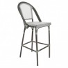 Chaise haute BIARRITZ gris  CHAISES EN TOILE/CORDE