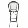 Chaise haute BIARRITZ gris  CHAISES EN TOILE/CORDE