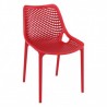 Chaise MONACO rouge VALERO Gamme MONACO