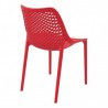 Chaise MONACO rouge VALERO Gamme MONACO