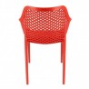 Fauteuil MONACO rouge VALERO Gamme MONACO