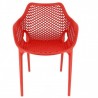 Fauteuil MONACO rouge VALERO Gamme MONACO