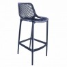 Lot de 4 chaises haute AIR anthracite LIGNE CHR CHAISES EN POLYPROPYLÈNE