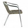 Fauteuil BLAIN | Gris LIGNE CHR CHAISES EN ALUMINIUM