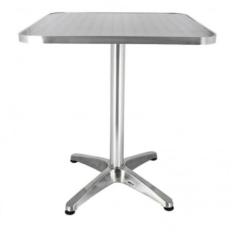 Table carrée BRUXELLES  CHAISES EN ALUMINIUM