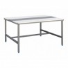 Table de découpe face à face  Tables de travail inox
