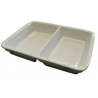 Assiette en porcelaine 2 compartiments TECH INNOV Accessoires