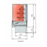Vitrine chaude CORECO vitre droite CORECO Maintien au chaud