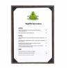 Tablette WALNUT ALBUM SECURIT Protège-menus A4