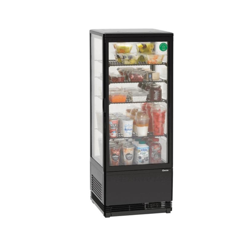 Mini vitrine réfrigérée noire 98L BARTSCHER Vitrines réfrigérées Mini vitrine réfrigérée noire 98L BARTSCHER Vitrines réfrigérées