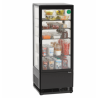 Mini vitrine réfrigérée noire 98L BARTSCHER Vitrines réfrigérées