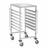 Échelle de transport inox 7x600x400 BARTSCHER Stainless steel transport ladders