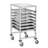 Échelle de transport inox 7x600x400 BARTSCHER Stainless steel transport ladders