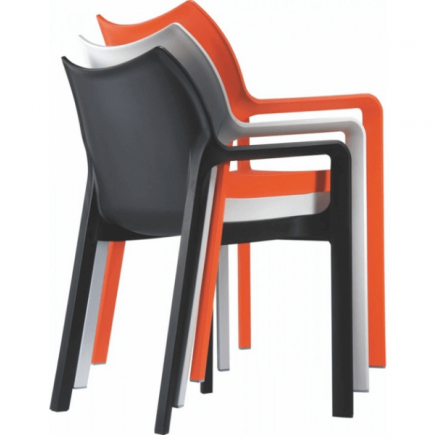 Fauteuil DIVA gris foncé  Mobilier CHR