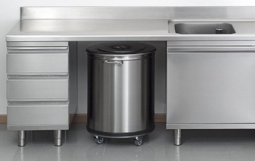 Stainless steel garbage cans