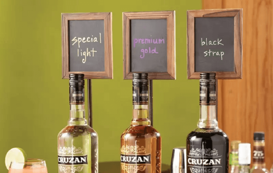 Présentoirs bouteilles de vin