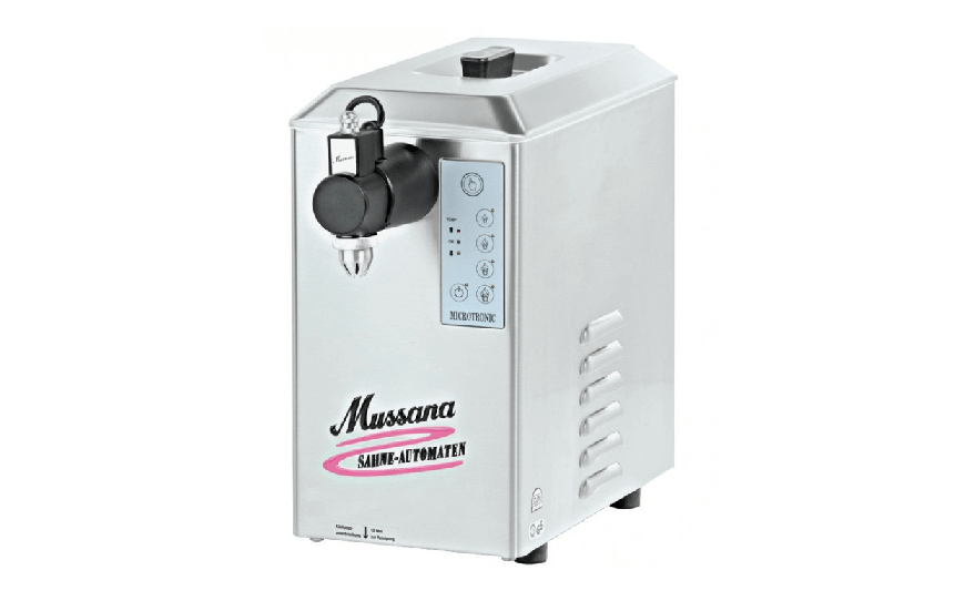 Whipped cream machines